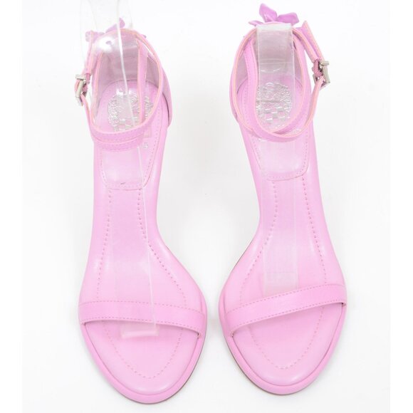 Vince Camuto Tanvie Sweet Lavender Floral Leather Anklet Sandals Heel Size 9 NEW - Picture 8 of 9